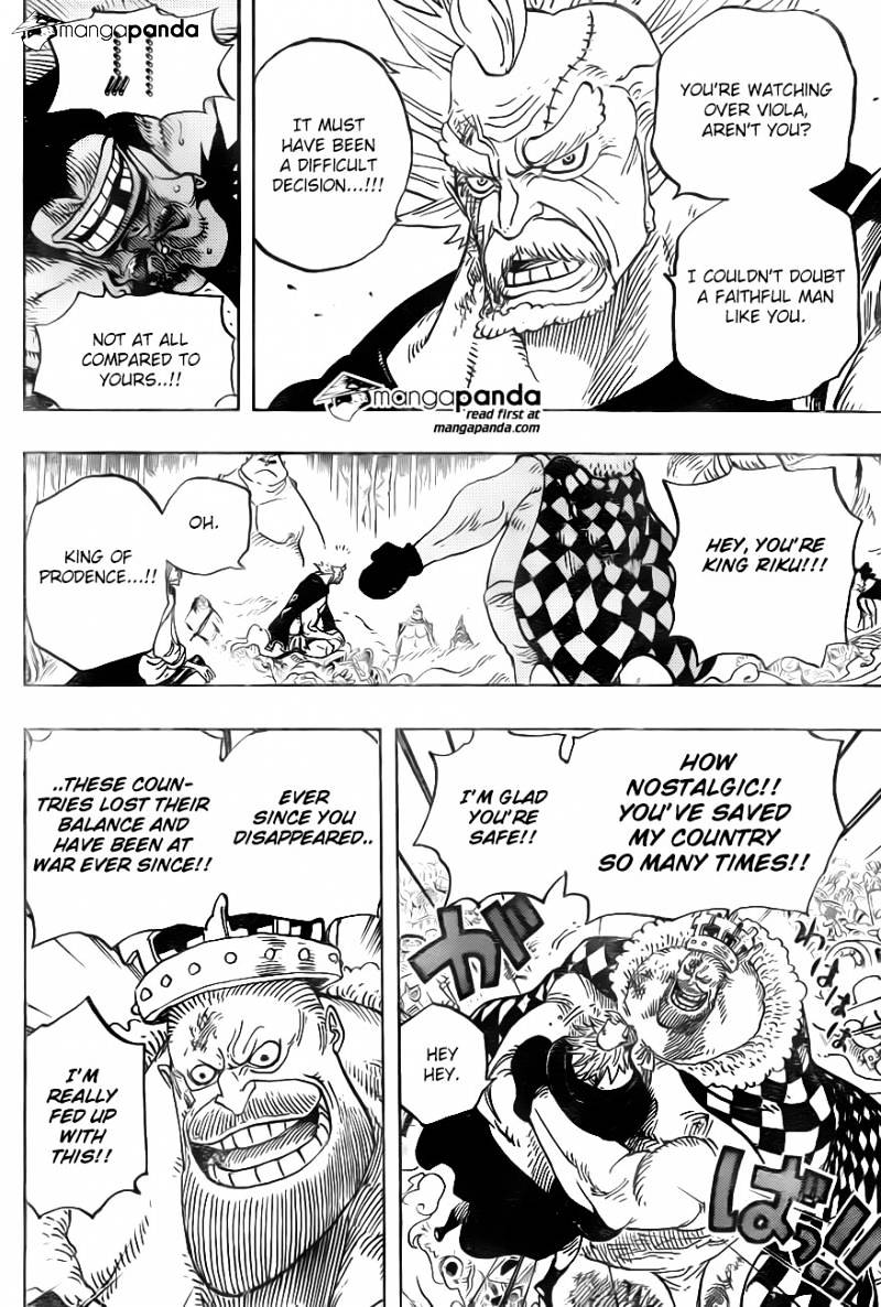 One Piece, Chapter 726 - The Riku family image 06