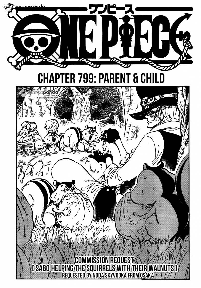 One Piece, Chapter 799 - Parent & Child image 01