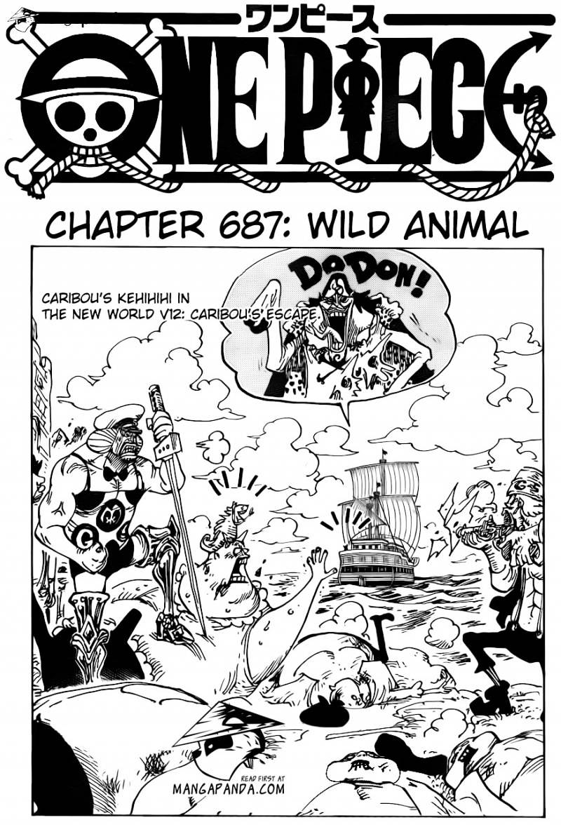 One Piece, Chapter 687 - Wild animal image 03