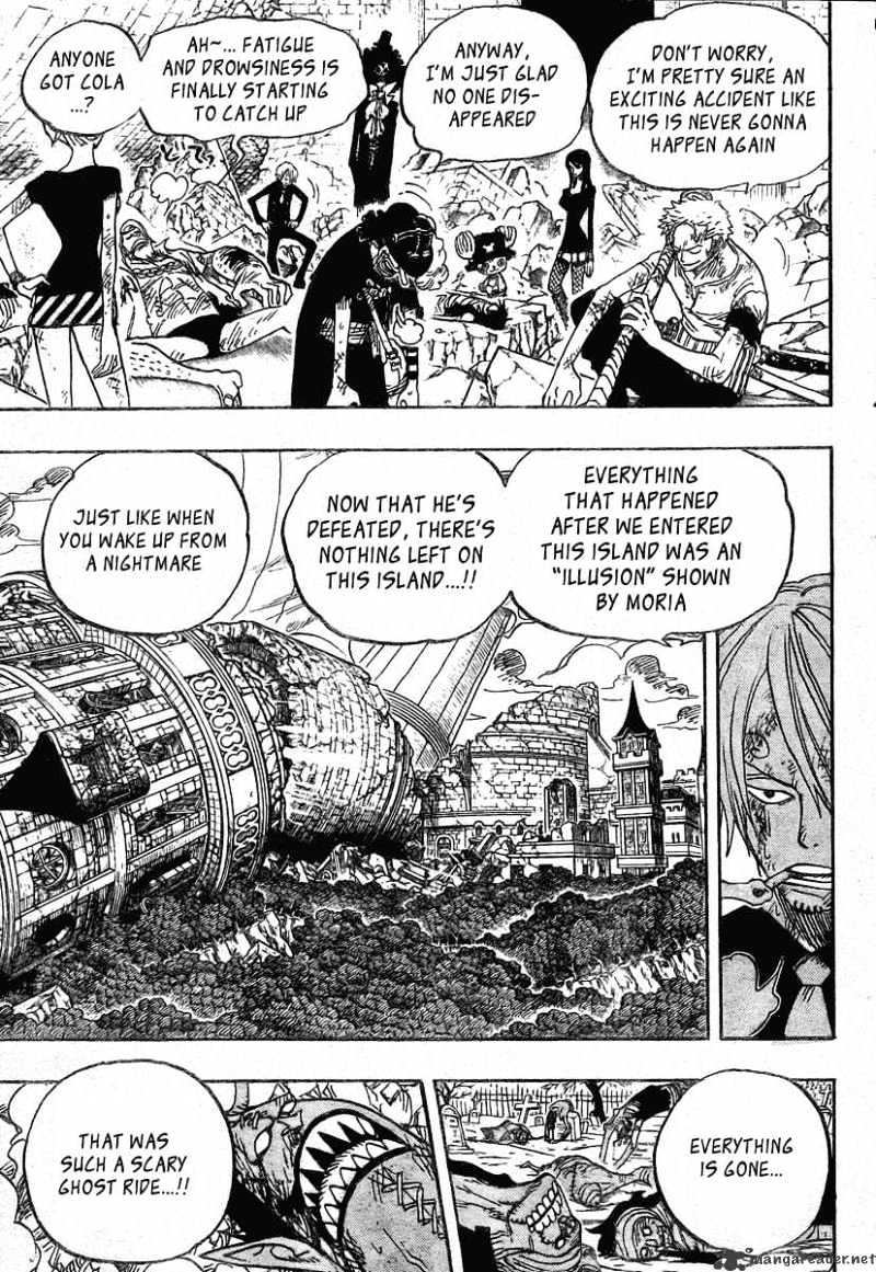 One Piece, Chapter 483 - The End of the Dream image 09