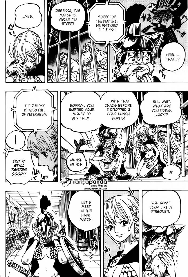 One Piece, Chapter 721 - Rebecca and Mr. Soldier image 06