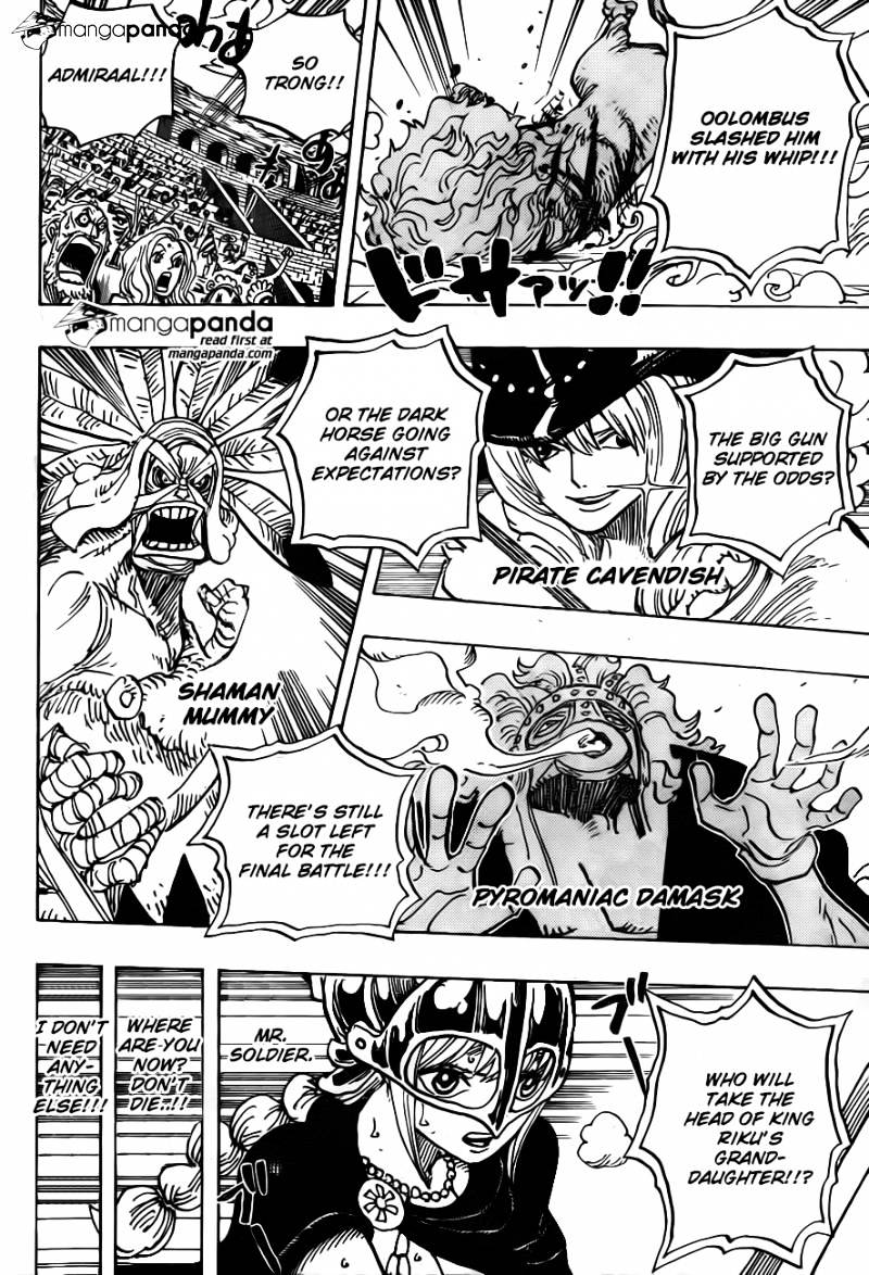 One Piece, Chapter 733 - What mr. Soldier wants image 05