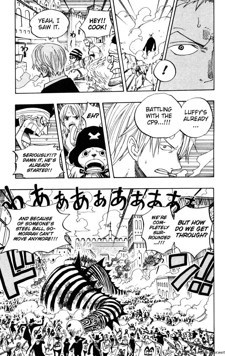 One Piece, Chapter 385 - There