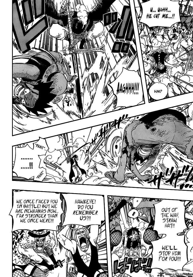 One Piece, Chapter 561 - Luffy vs Mihawk image 05