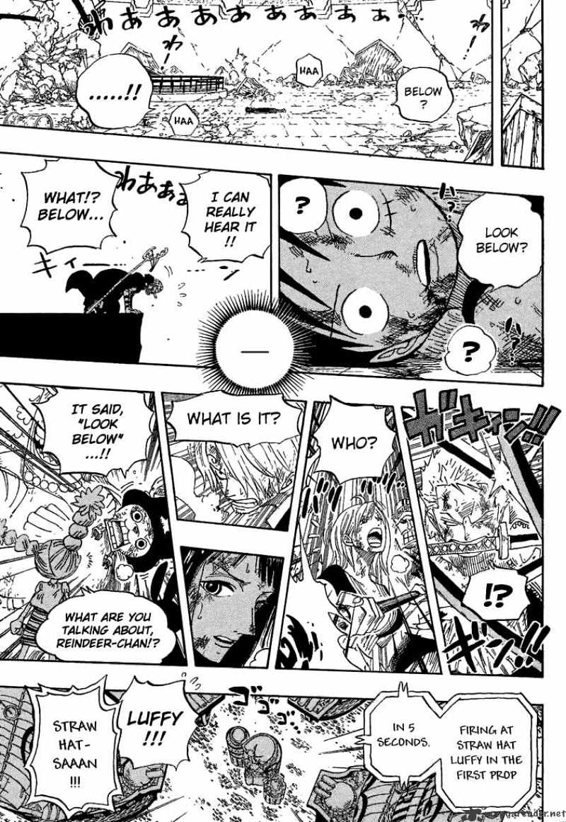 One Piece, Chapter 428 - Let