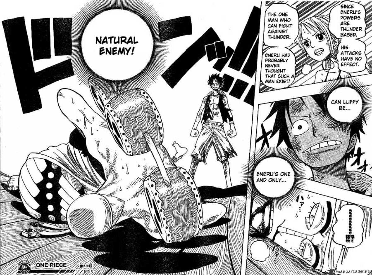 One Piece, Chapter 279 - Pirate Luffy Vs God-Eneru image 18