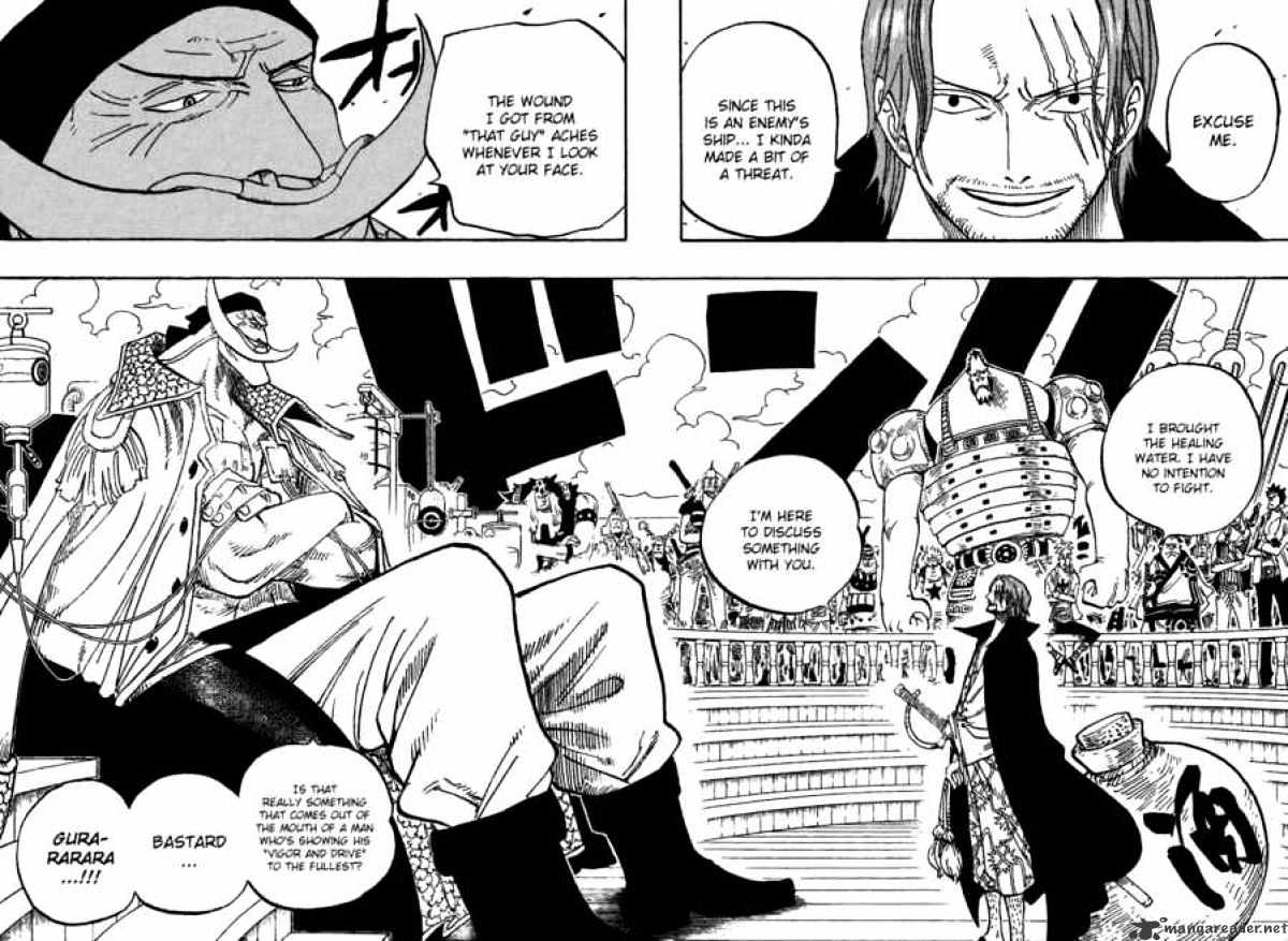 One Piece, Chapter 434 - Whitebeard And Redhaired image 06
