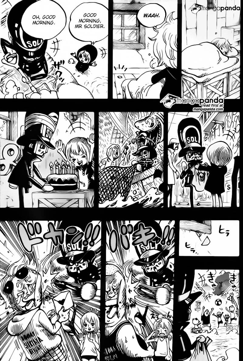 One Piece, Chapter 721 - Rebecca and Mr. Soldier image 17