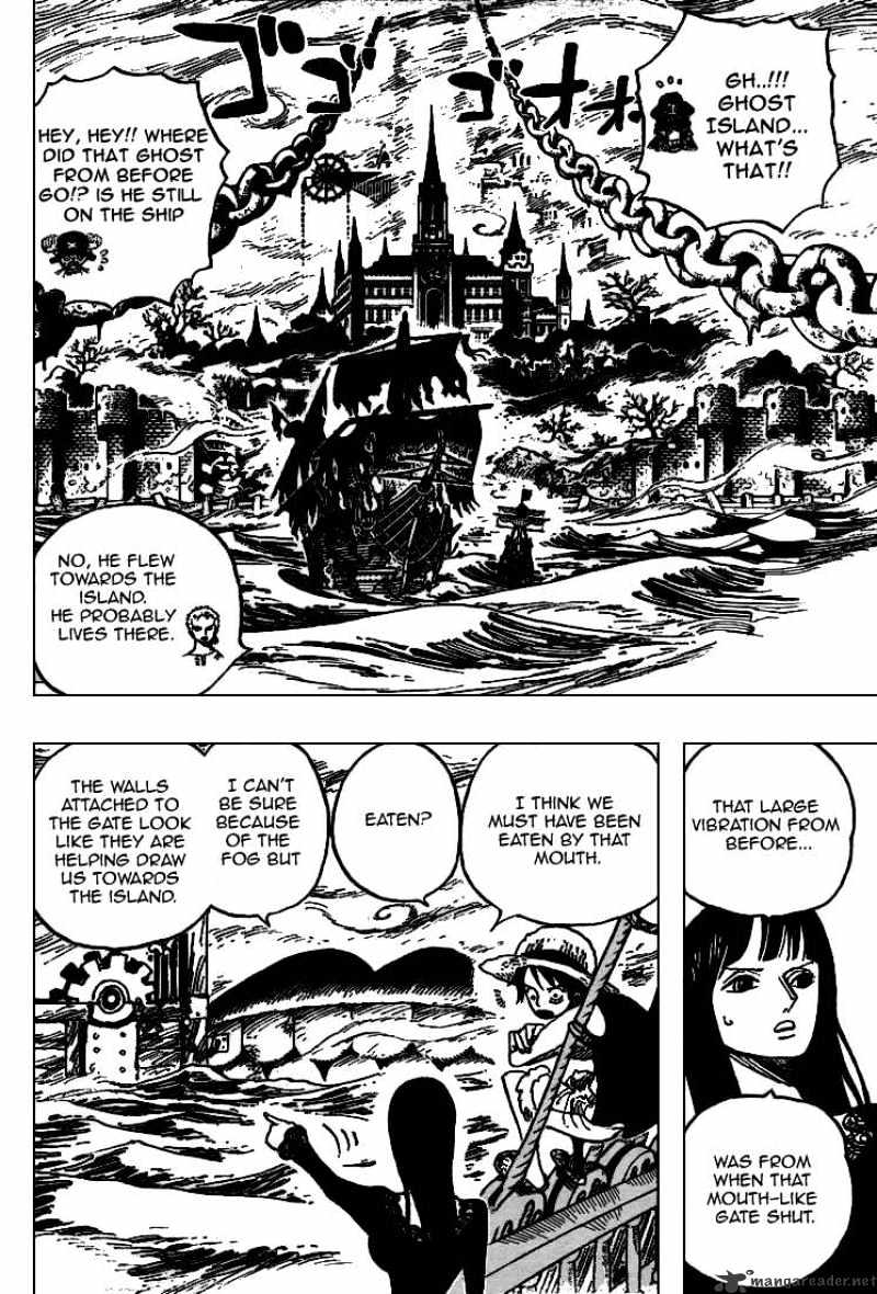 One Piece, Chapter 444 - Adventure At The Ghost Island image 03