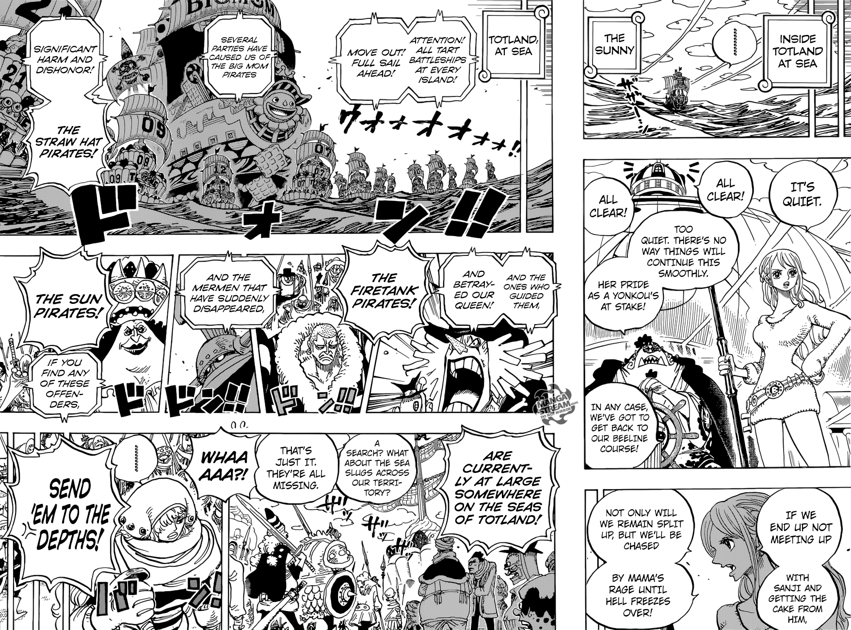 One Piece, Chapter 885 - It