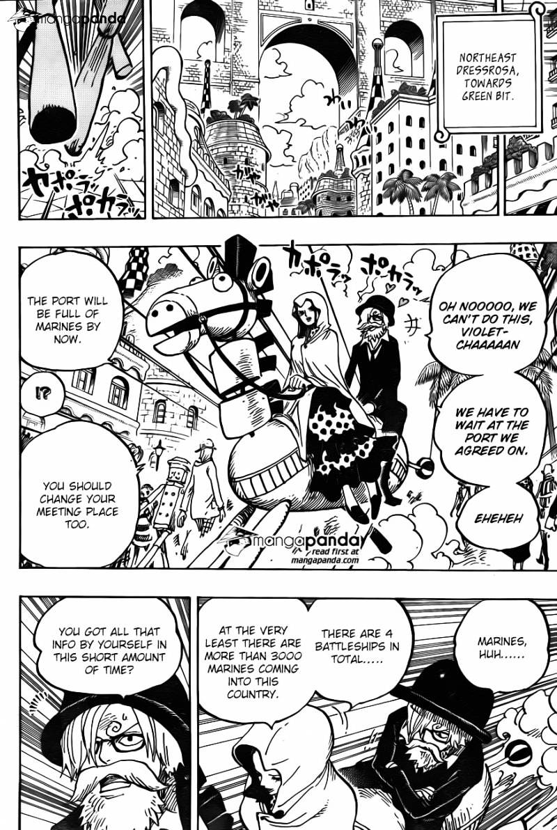 One Piece, Chapter 723 - A change of plans image 08