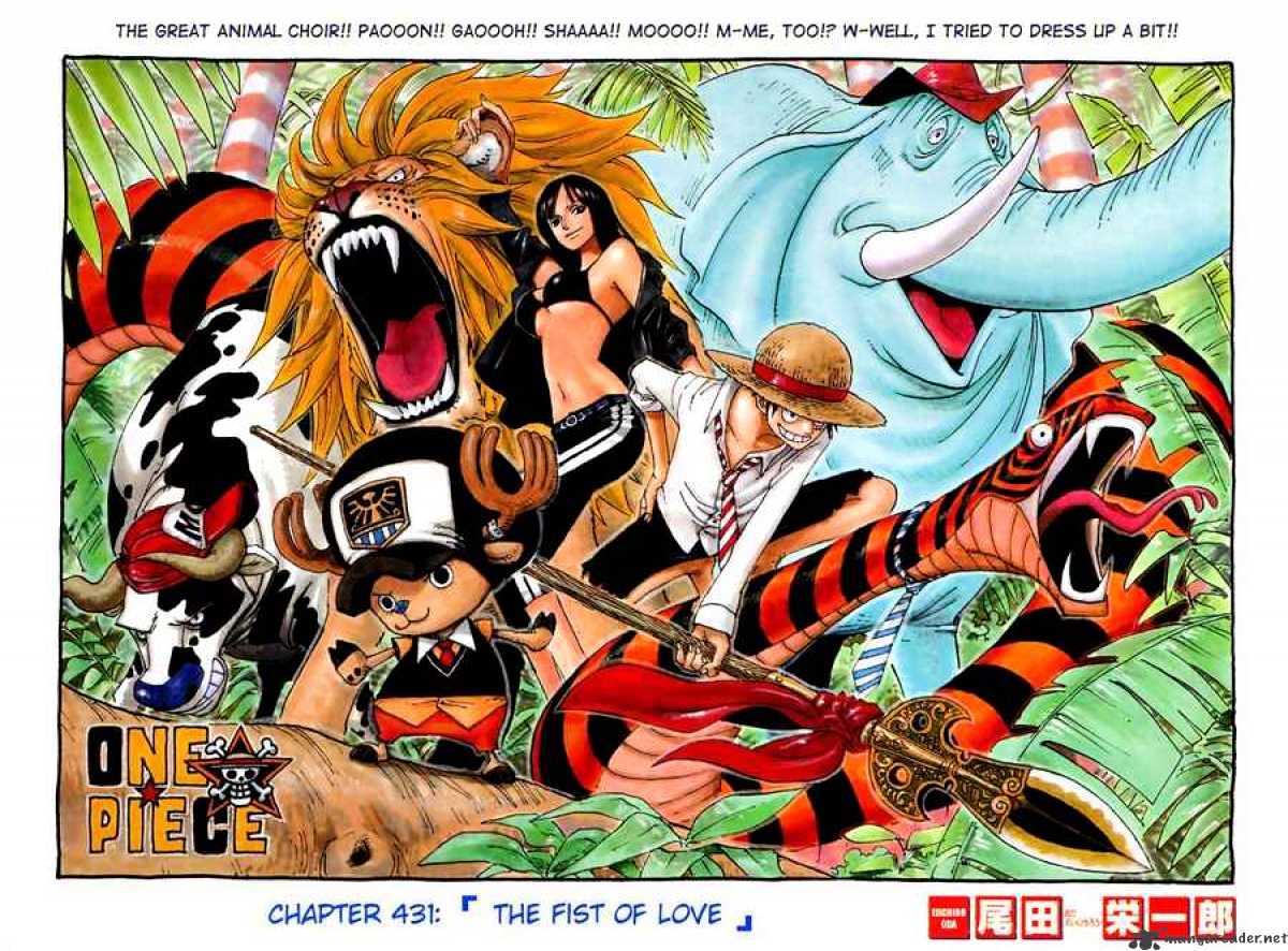 One Piece, Chapter 431 - Fist Of Love image 02