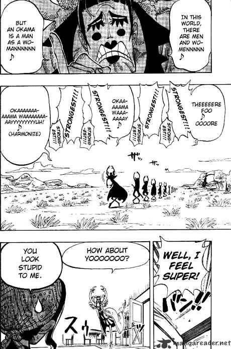 One Piece, Chapter 160 - Spider Cafe, 8 O