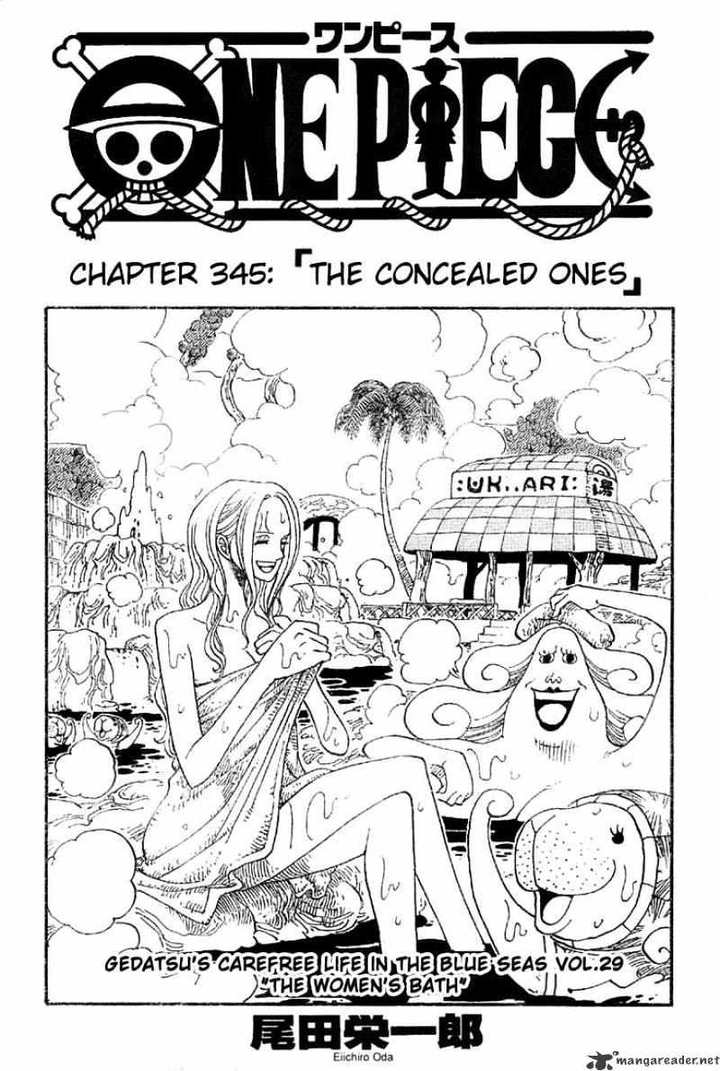 One Piece, Chapter 345 - The Concealed Ones image 01
