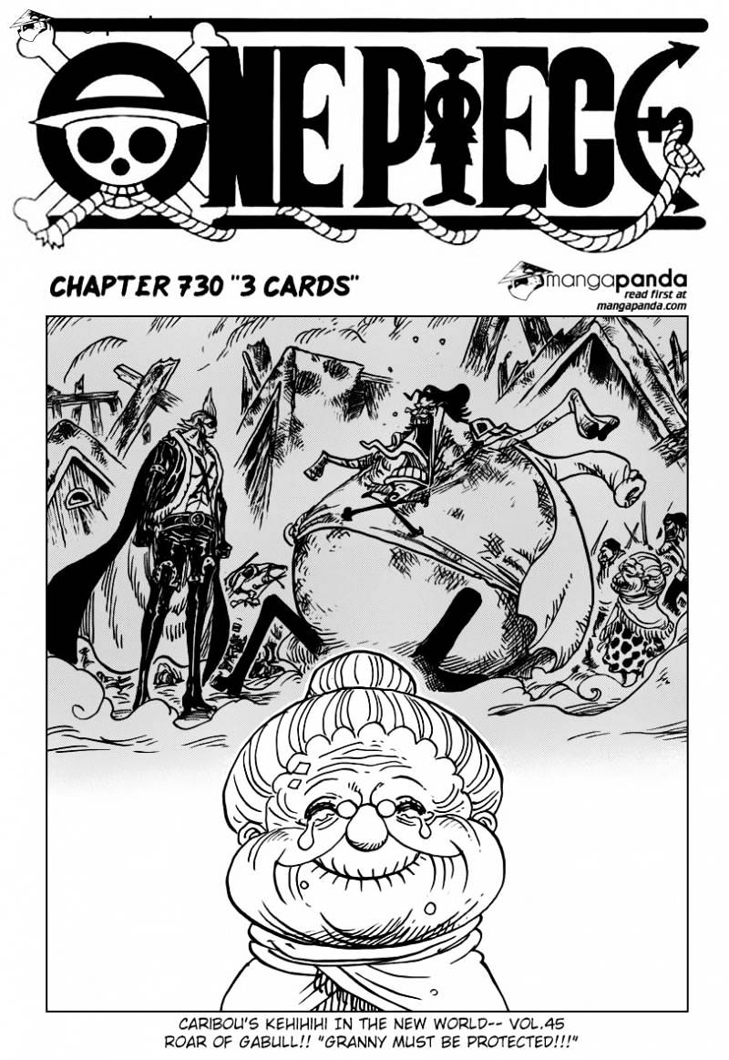 One Piece, Chapter 730 - 3 Cards image 03