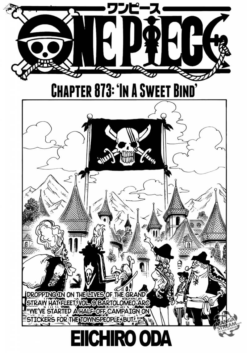 One Piece, Chapter 873 - In a Sweet Bind image 01