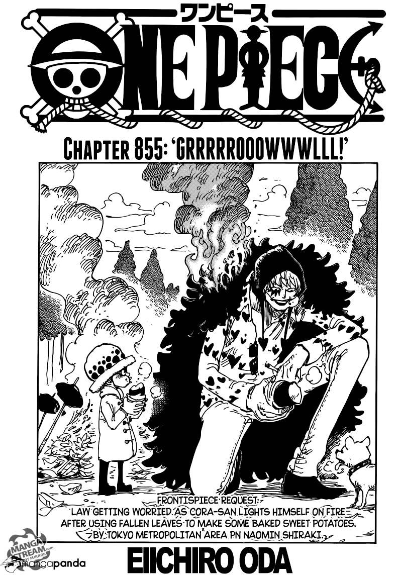 One Piece, Chapter 855 - GRRRROOOWWLL!! image 01