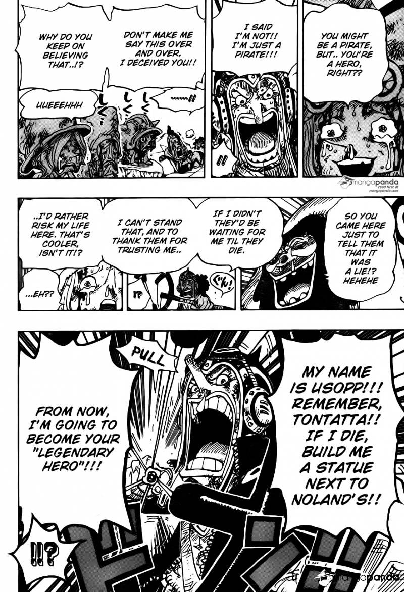 One Piece, Chapter 741 - Usoland the liar image 11