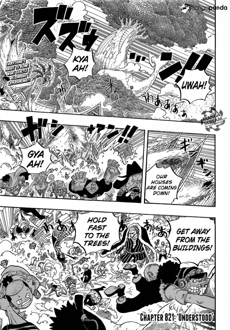 One Piece, Chapter 821 - Understood image 05