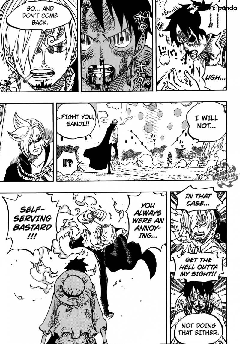 One Piece, Chapter 844 - Luffy vs. Sanji image 09