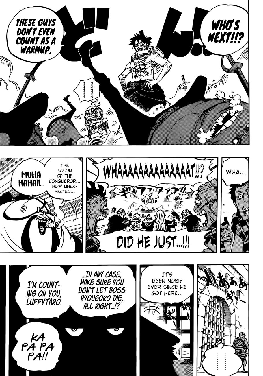 One Piece, Chapter 936 - The Great Sumo Inferno Tournament image 10