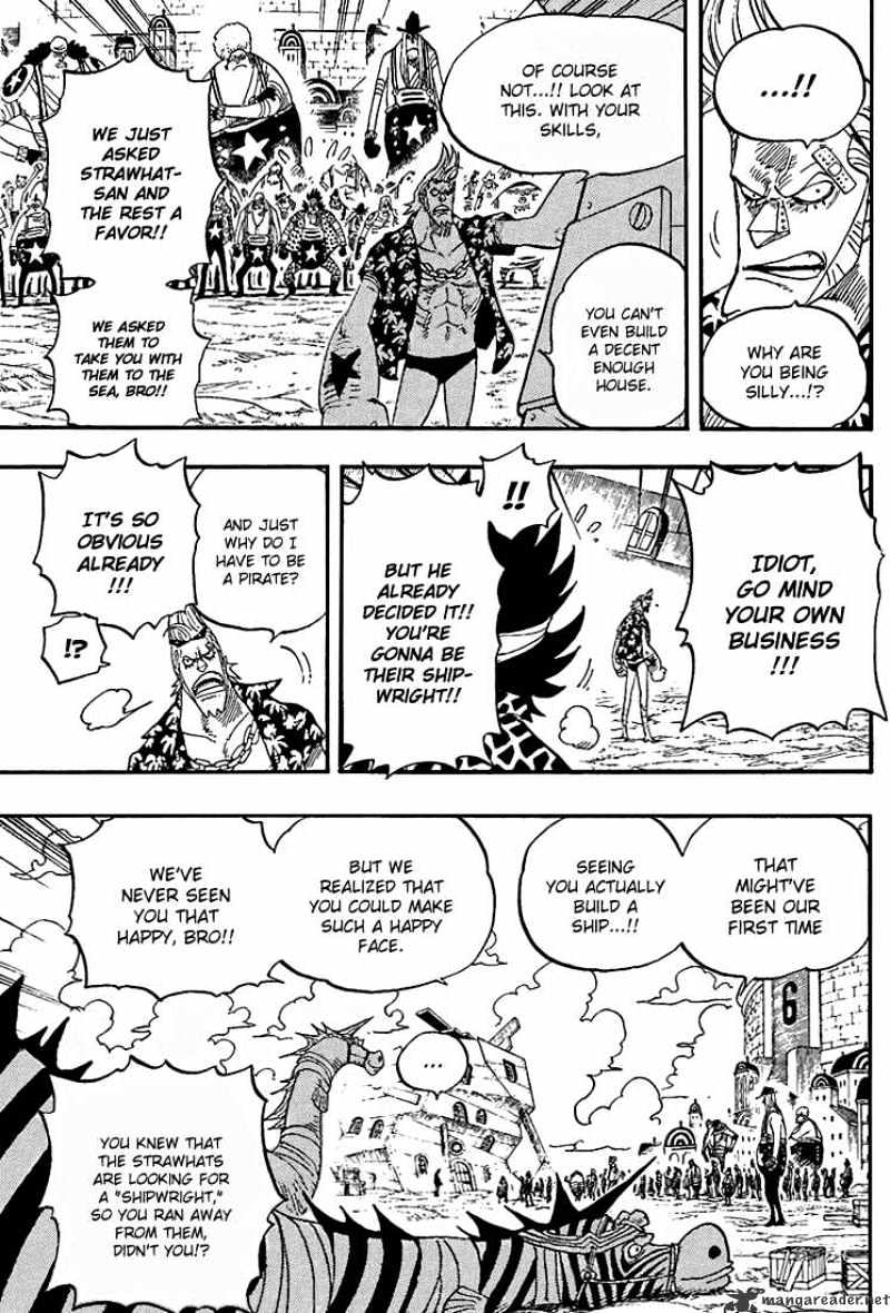 One Piece, Chapter 436 - Pants From Fankyhouse image 10