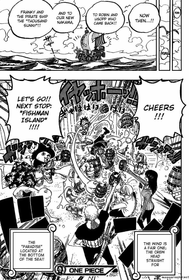 One Piece, Chapter 439 - The 3rd And 7th Person image 17