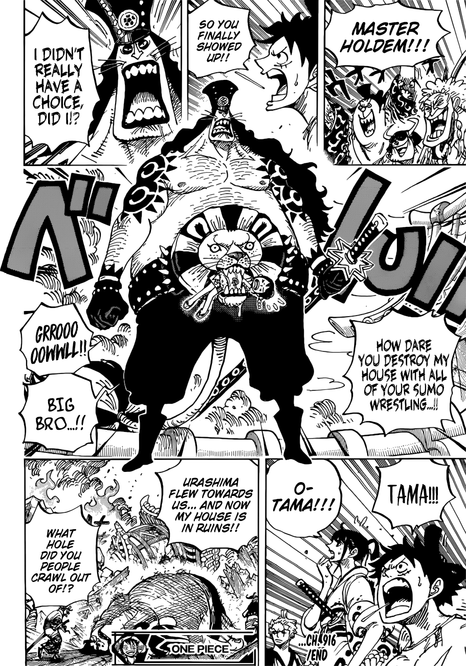 One Piece, Chapter 916 - A Great Sumo Match in The Wano Country image 18
