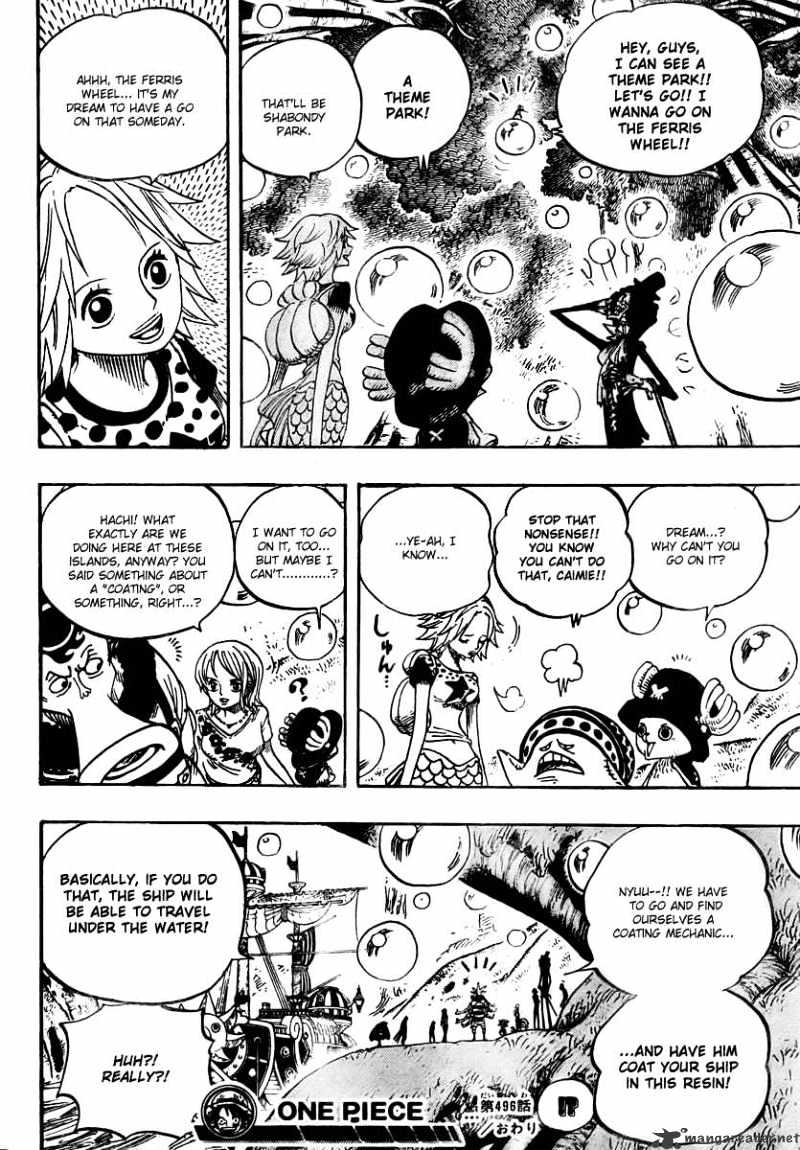 One Piece, Chapter 496 - Yarukiman Mangroove image 17