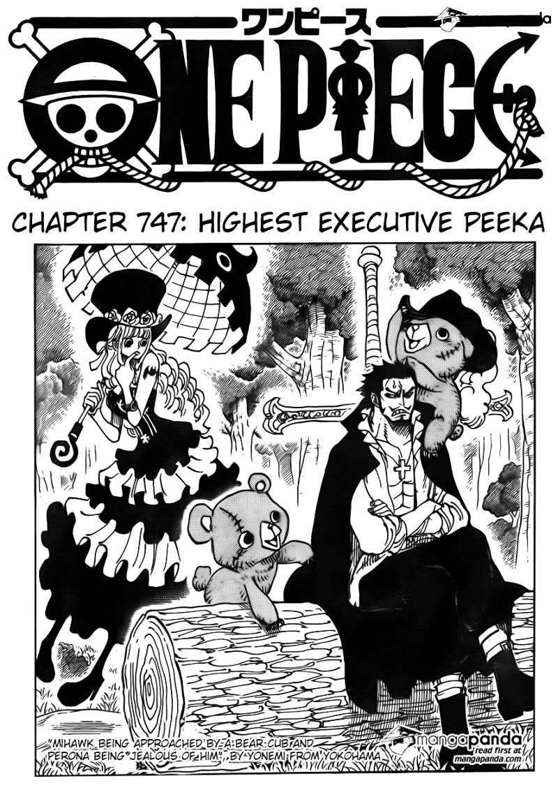 One Piece, Chapter 747 - Highest Executive Peeka image 03