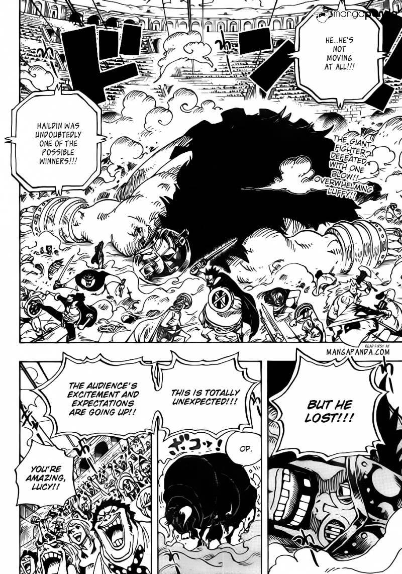 One Piece, Chapter 715 - Violent Fight In Block C image 04