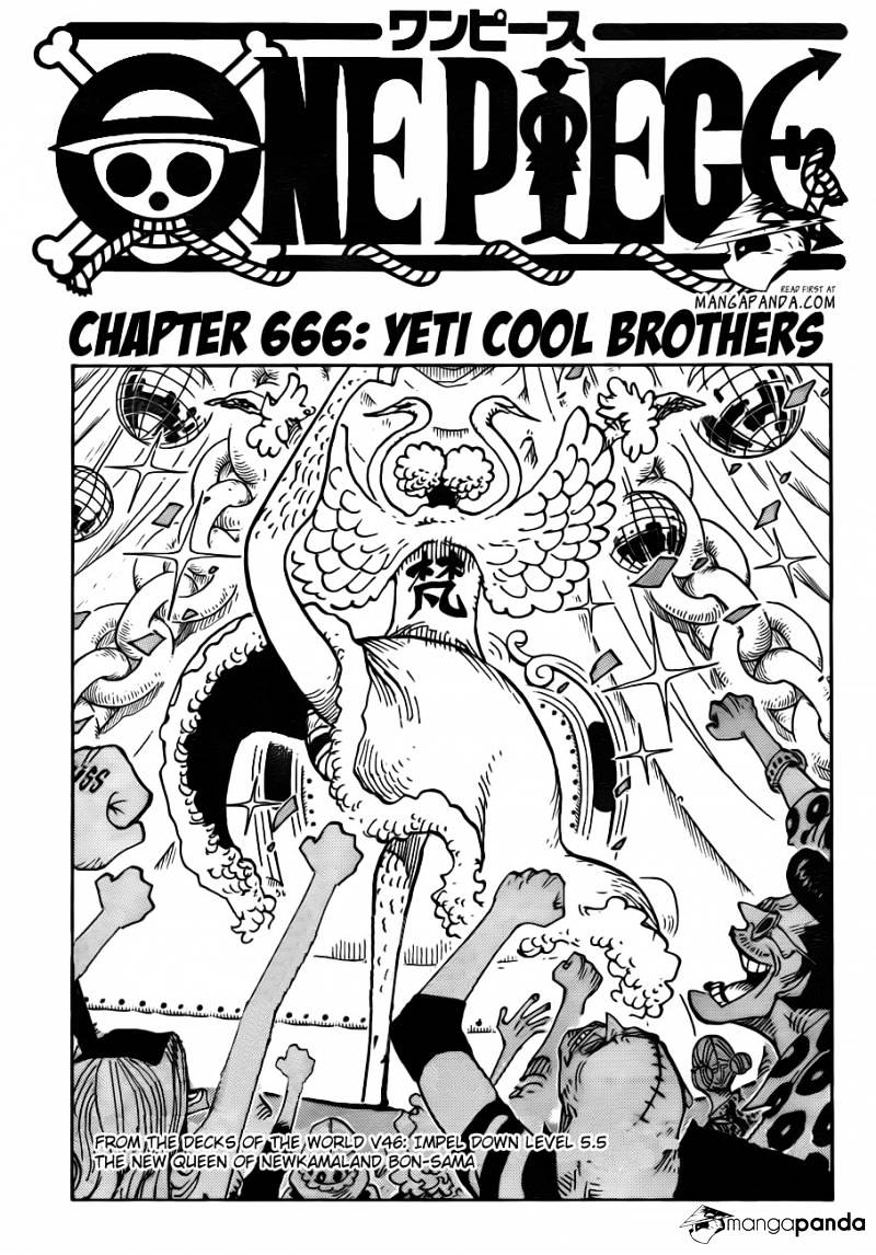 One Piece, Chapter 666 - Yeti Cool Brothers image 01