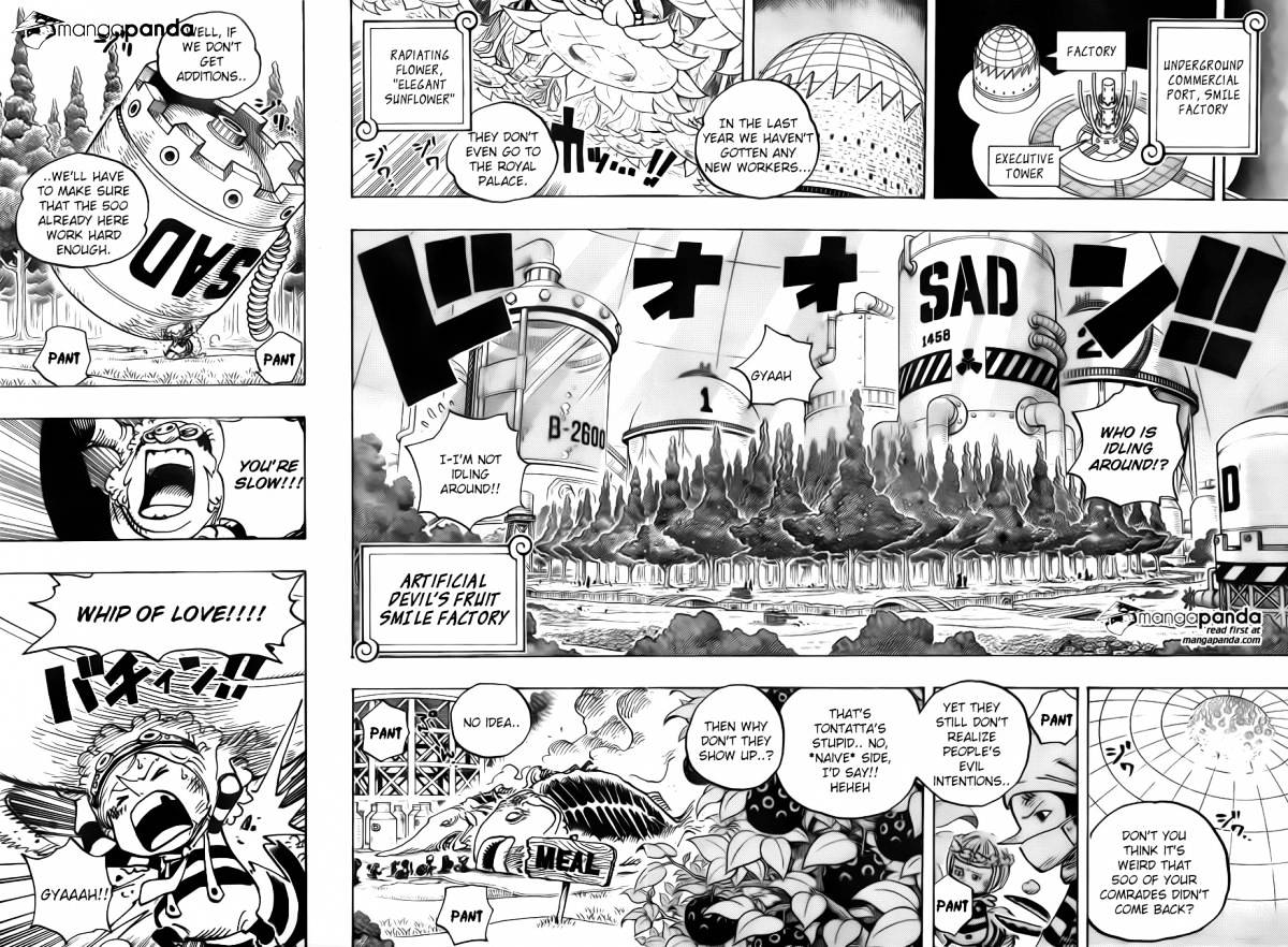 One Piece, Chapter 738 - Trevor army, special executive Sugar image 06