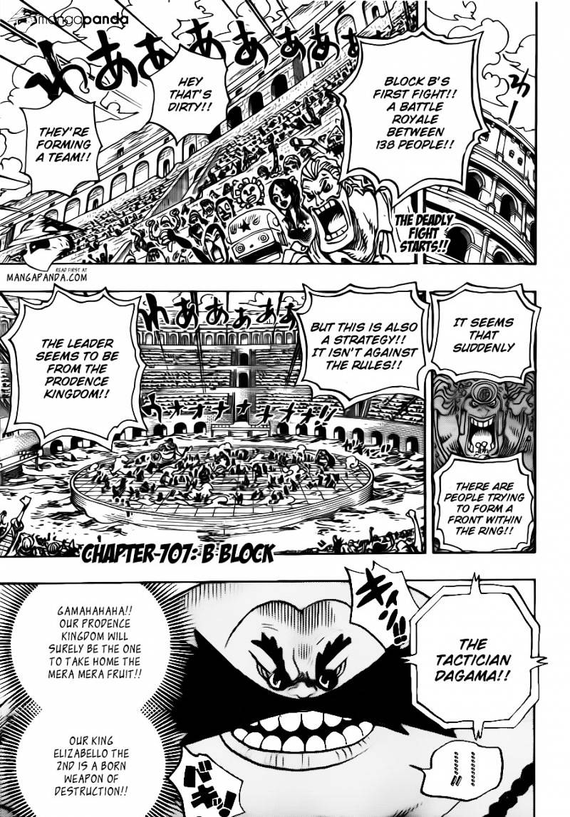 One Piece, Chapter 707 - B Block image 02