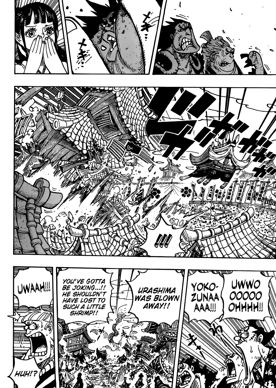 One Piece, Chapter 916 - A Great Sumo Match in The Wano Country image 14