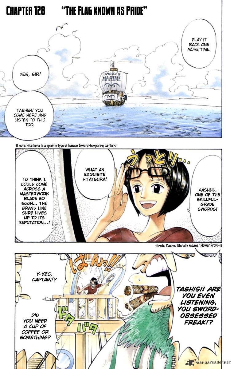 One Piece, Chapter 128 - The Flag Know As Pride image 01