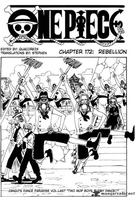 One Piece, Chapter 172 - Rebellion image 01