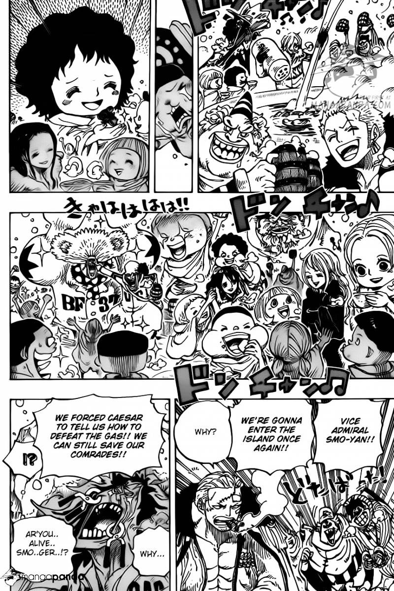 One Piece, Chapter 696 - Matching interests image 19