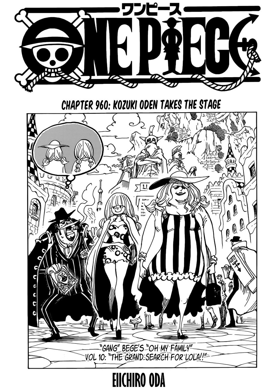 One Piece, Chapter 960 - Kozuki Oden Takes the Stage image 01