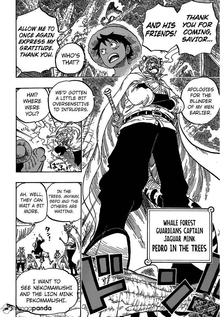 One Piece, Chapter 814 - Let