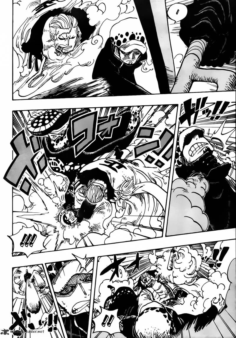 One Piece, Chapter 662 - Shichibukai Law vs Vice Admiral Smoker image 06