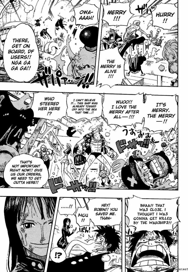 One Piece, Chapter 429 - Complete Defeat image 03