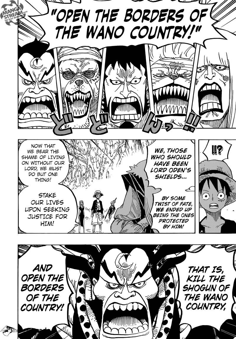 One Piece, Chapter 819 - Momonosuke, Heir of the Kouzuki Clan image 06