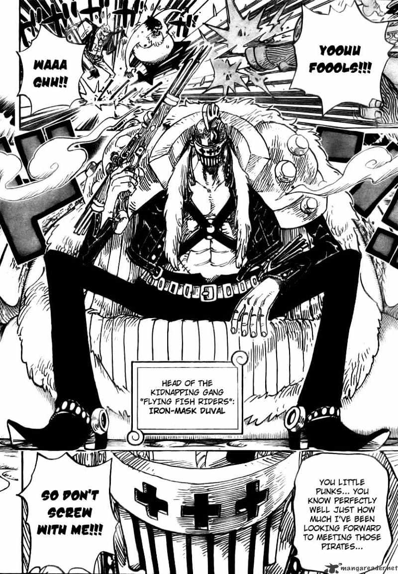 One Piece, Chapter 492 - Iron-Mask Duval image 05