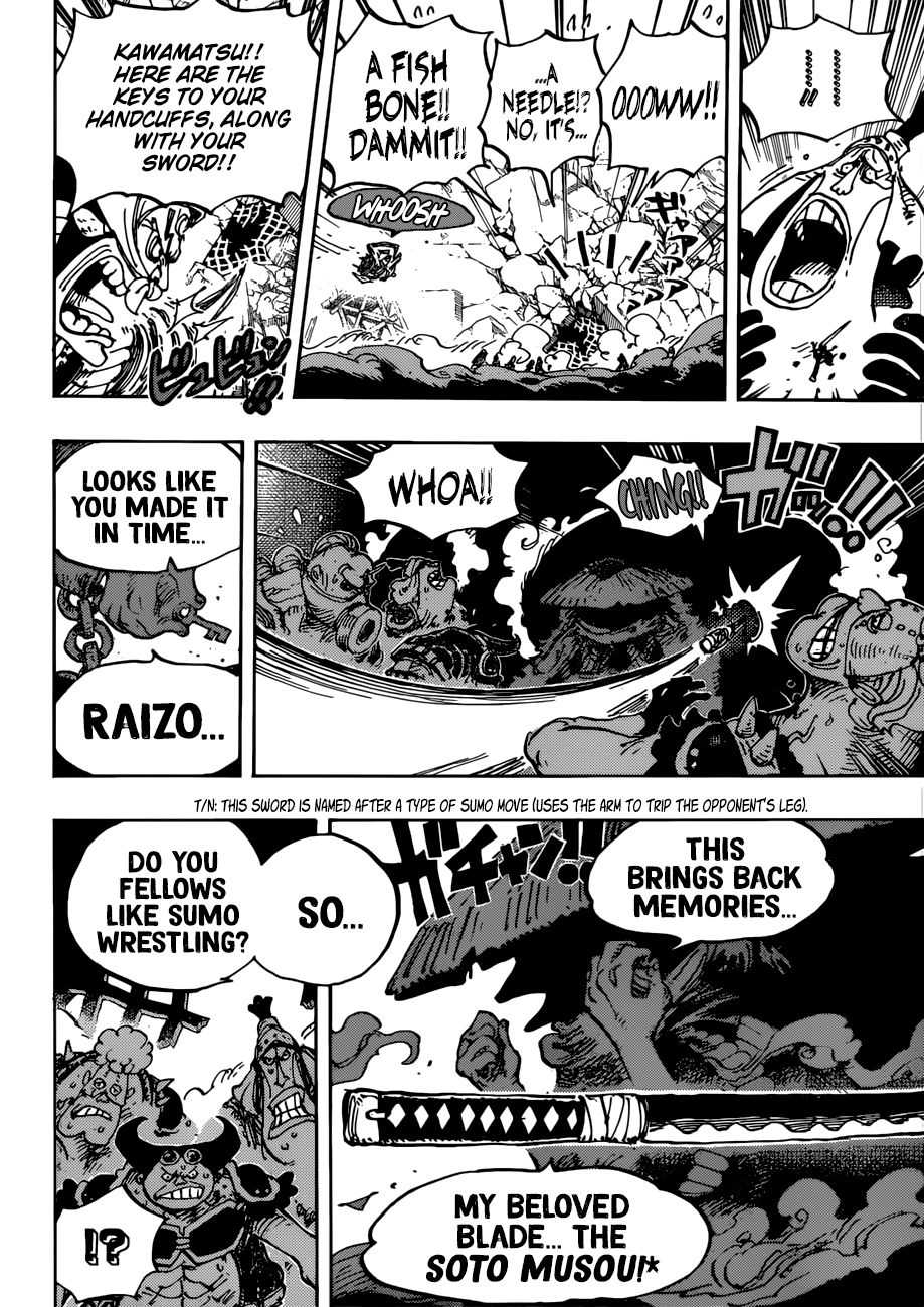 One Piece, Chapter 948 - Kawamatsu the kappa takes the stage image 10