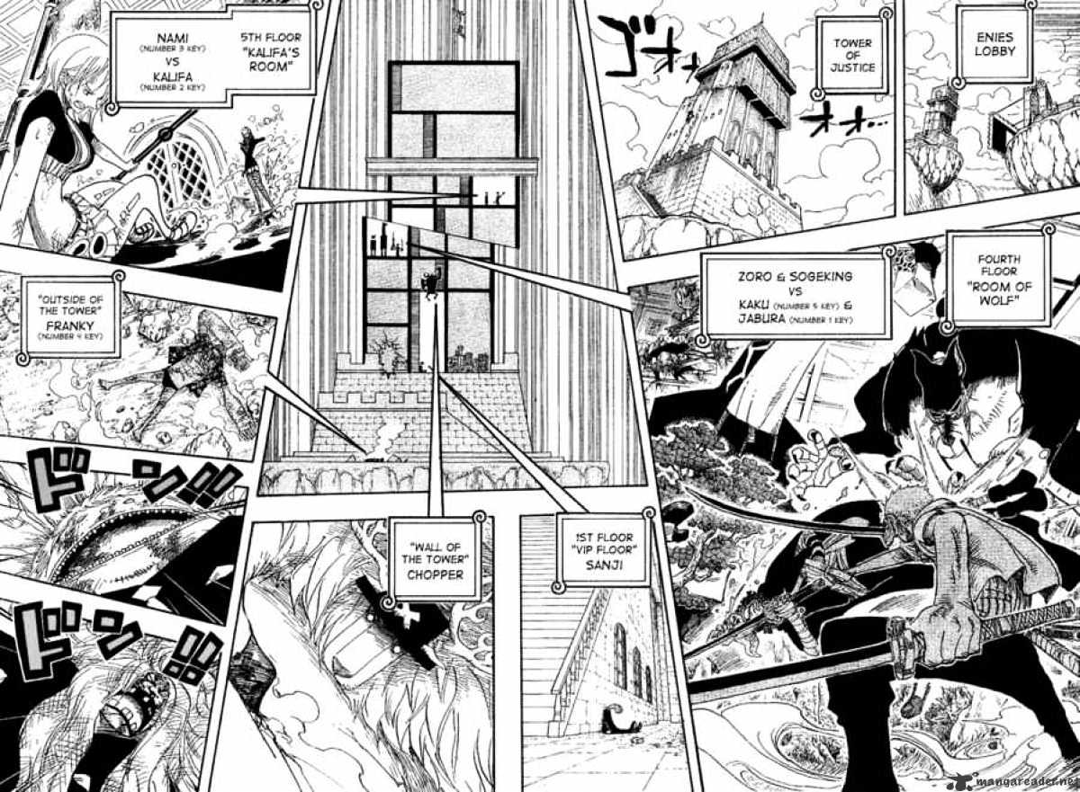 One Piece, Chapter 409 - Bad News Emergency Boardcasting image 02