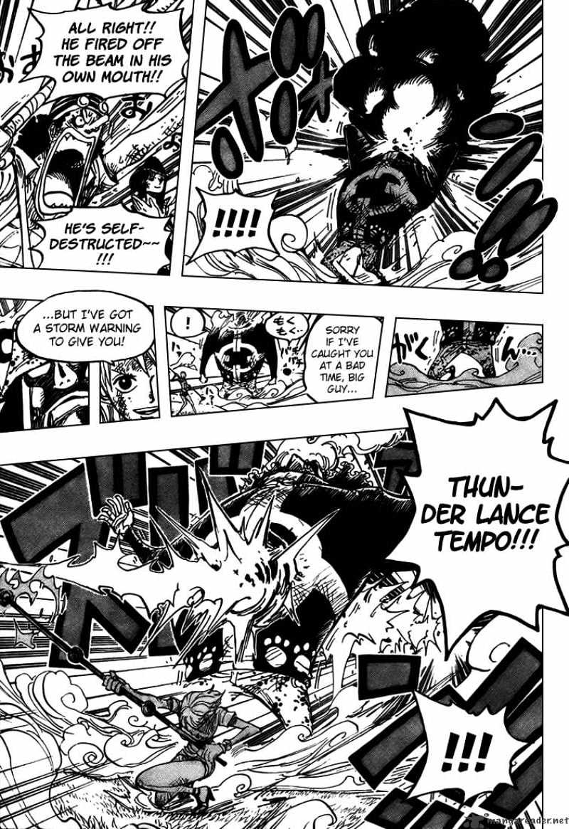 One Piece, Chapter 510 - Straw Hat Pirates vs Combat Weapon image 16