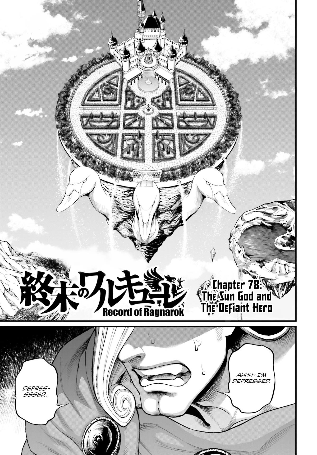 Record Of Ragnarok, Chapter 78 The Sun God And The Defiant Hero image 02