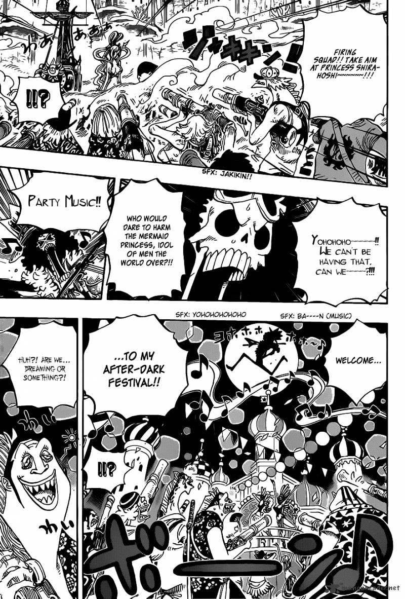 One Piece, Chapter 635 - So Grotesque I Could Fly image 04