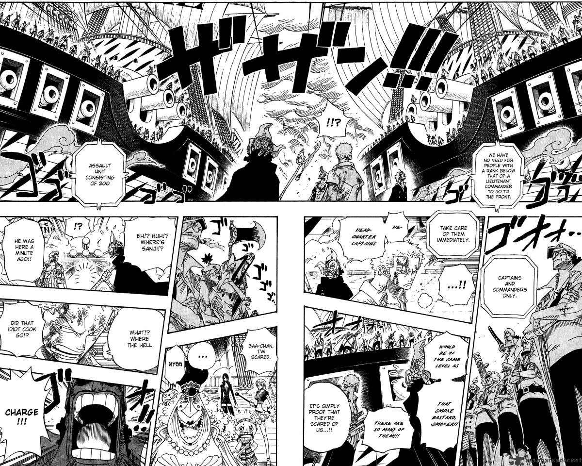 One Piece, Chapter 426 - A Ship Waiting For Wind image 10